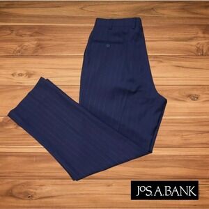 Jos. A. Bank Dress Pants Mens Traveler Collection‎ Wool  Sz 38R